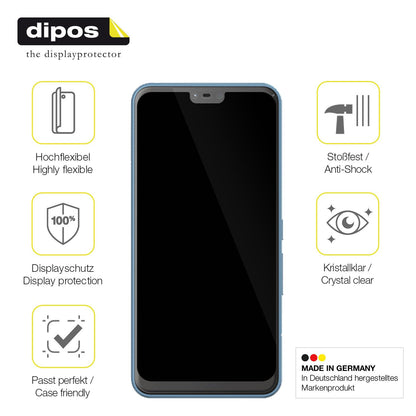 2x 3D Full Cover Schutzfolie für Fujitsu Arrows J (7)
