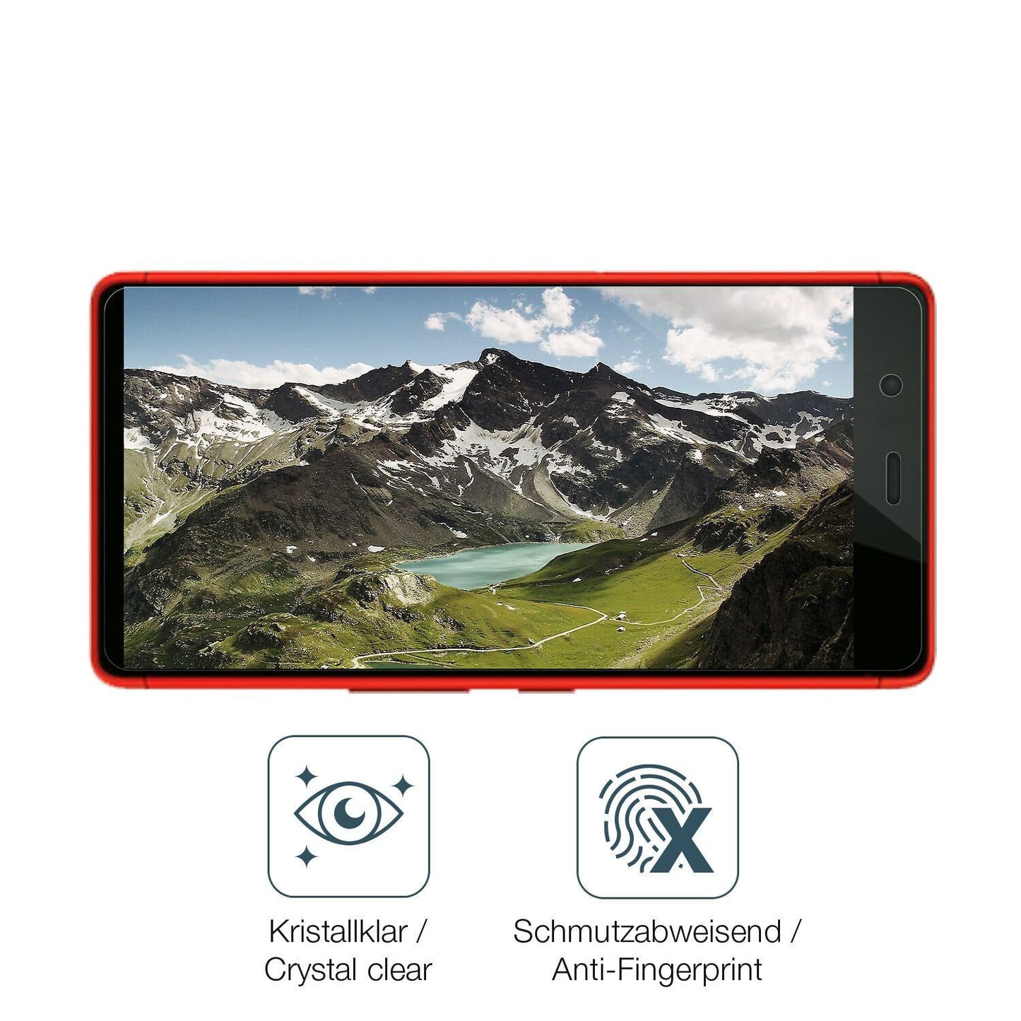 2x 9H Schutzfolie für Fujitsu Arrows Be F-05J Panz (5)