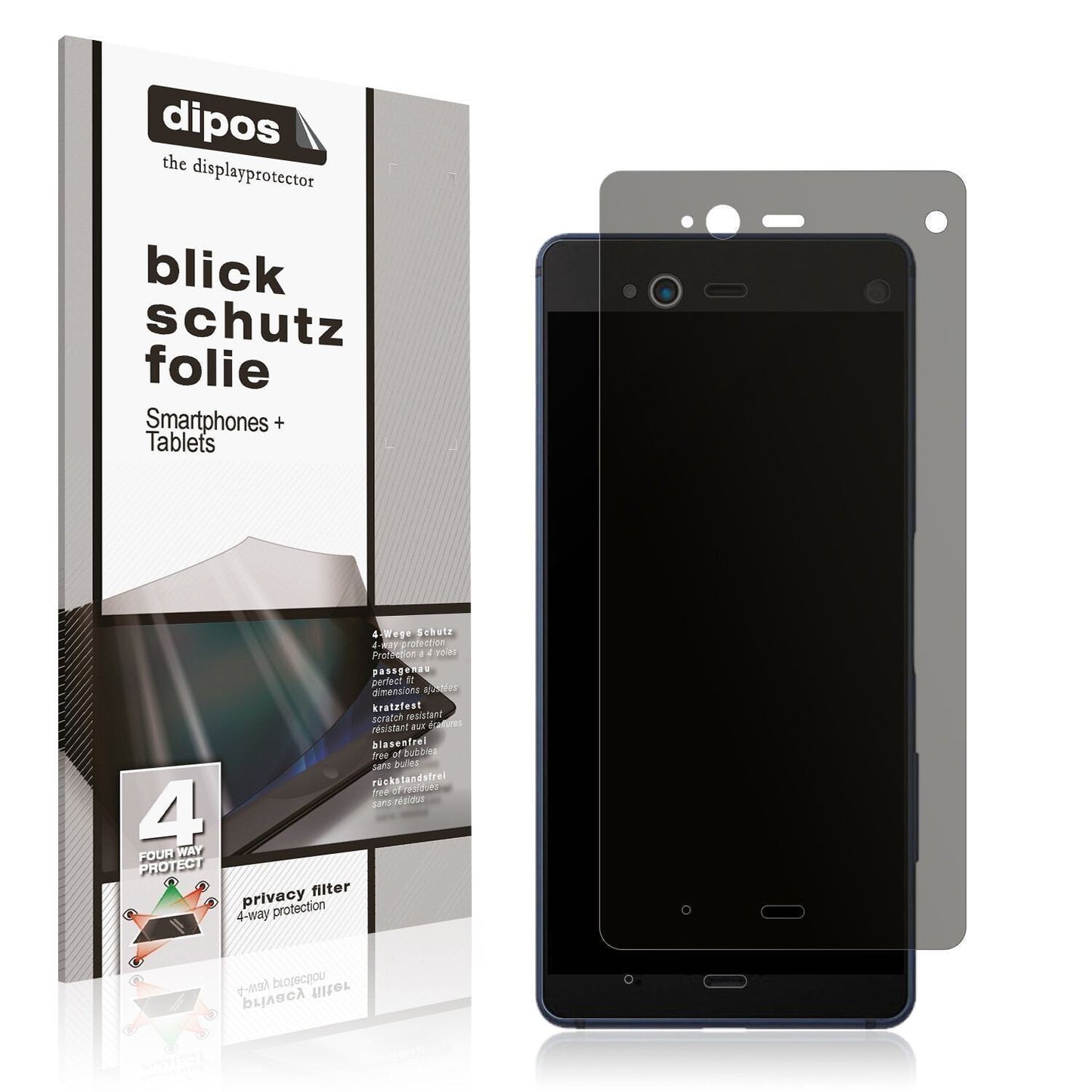 Blickschutzfolie für Fujitsu Arrows NX F-01K matt  (1)