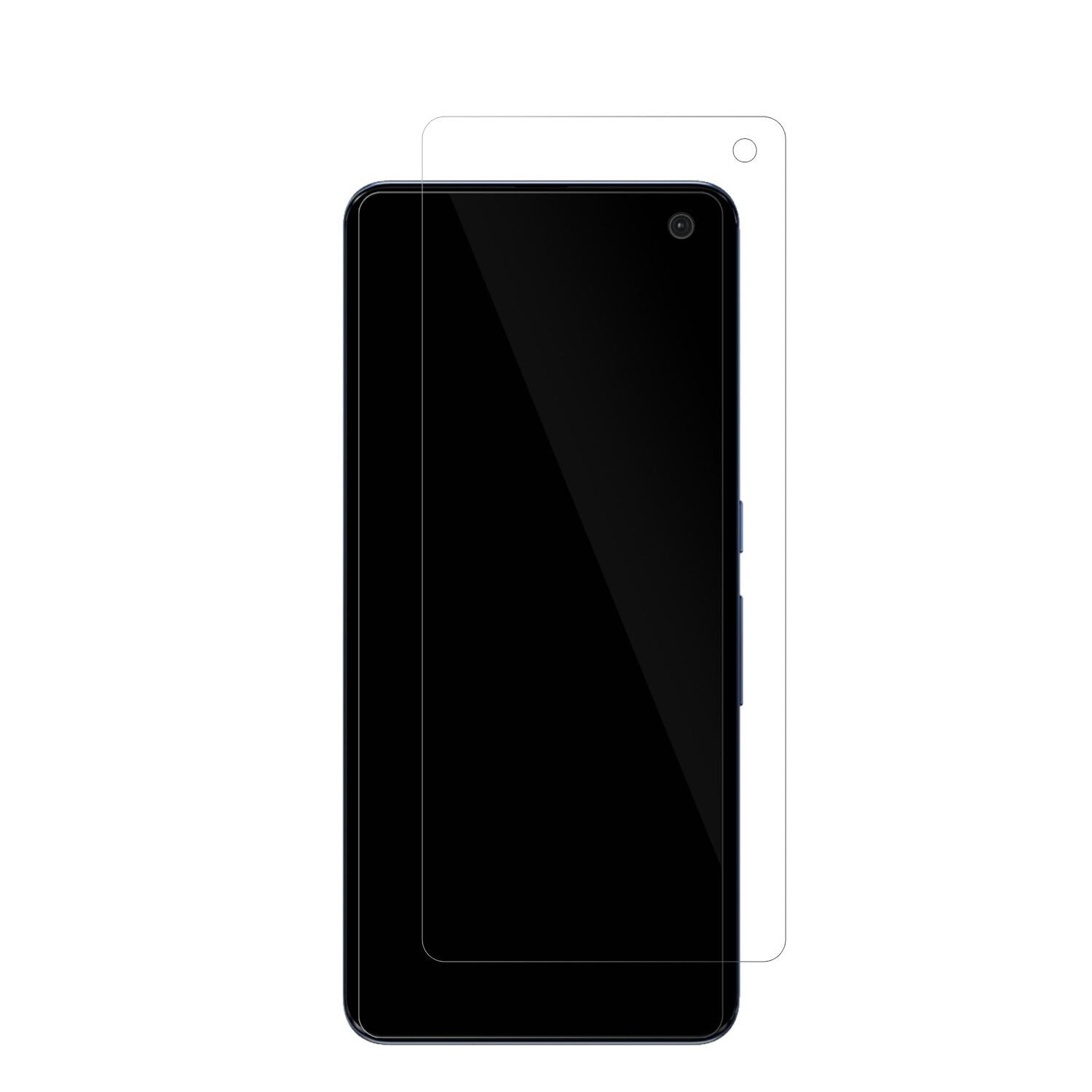 2x Schutzfolie klar für Fujitsu Arrows 5G F-51A Di (2)