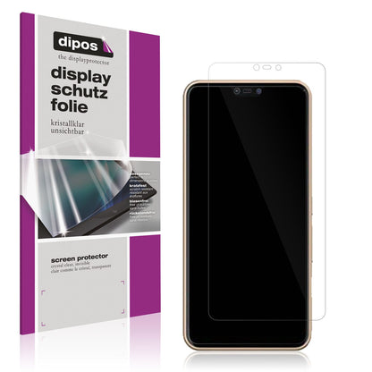 2x Schutzfolie klar für Fujitsu Arrows M05 Display (1)