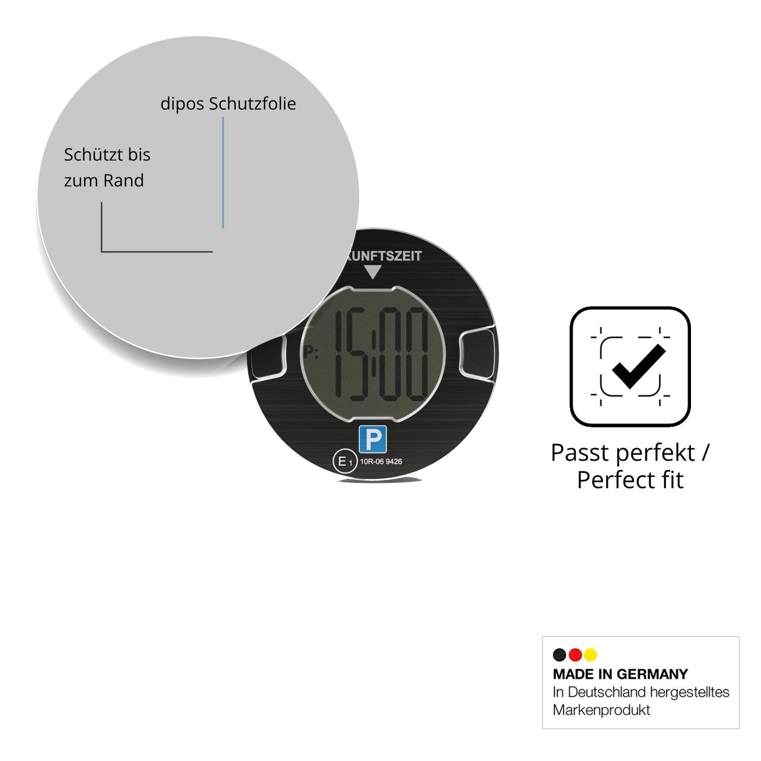 Blickschutzfolie für OOONO P-Disc NO1 matt Schutzf (4)