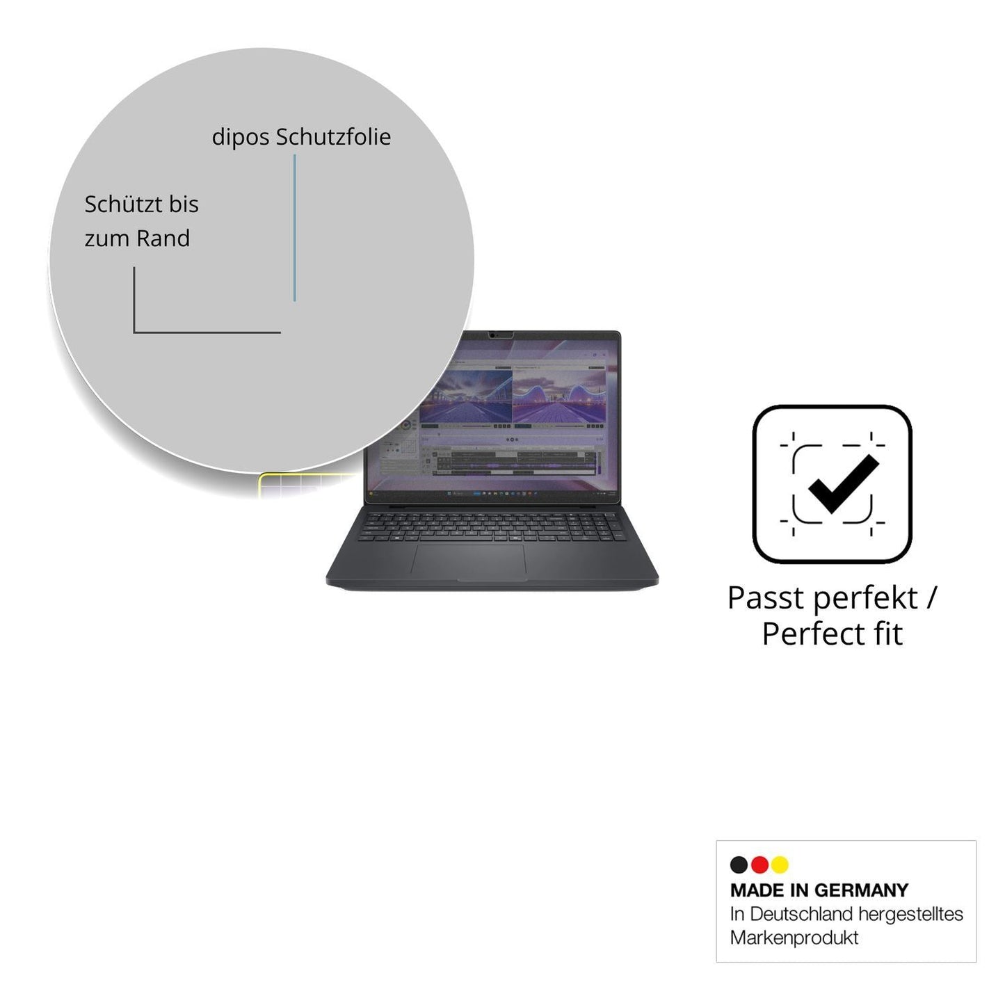 Blickschutzfolie für Dell Pro Max 16 MC16250 matt  (4)