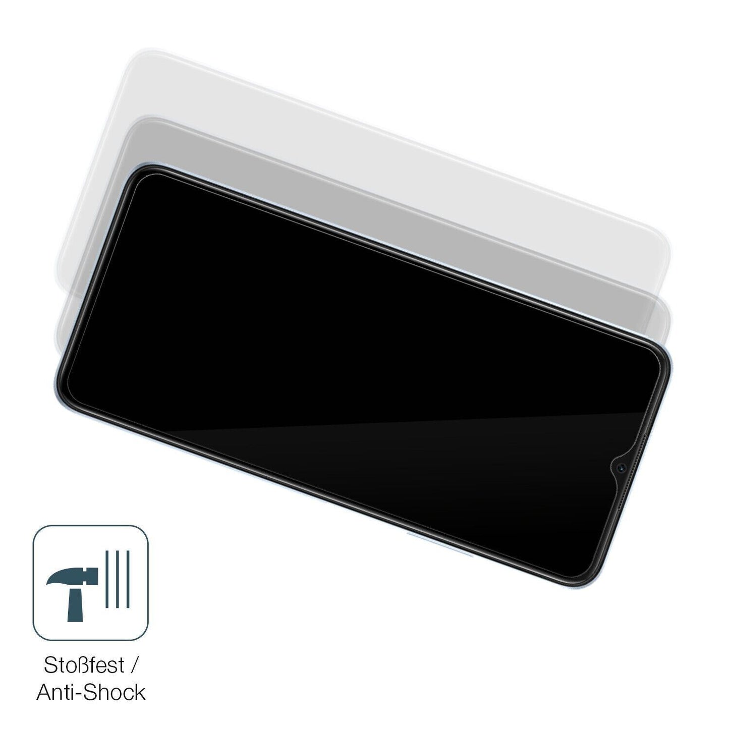 1x 9H Schutzfolie für OPPO A17 Panzerfolie (4)