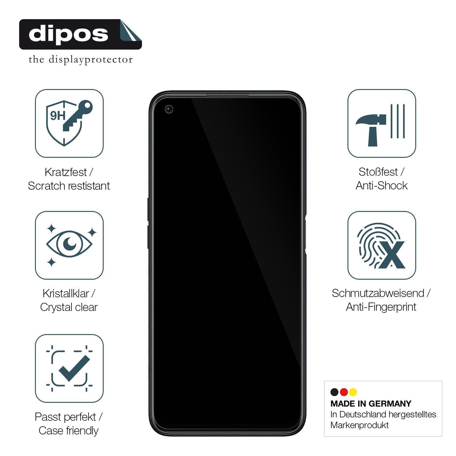 2x 9H Schutzfolie für OPPO A76 Panzerfolie (7)