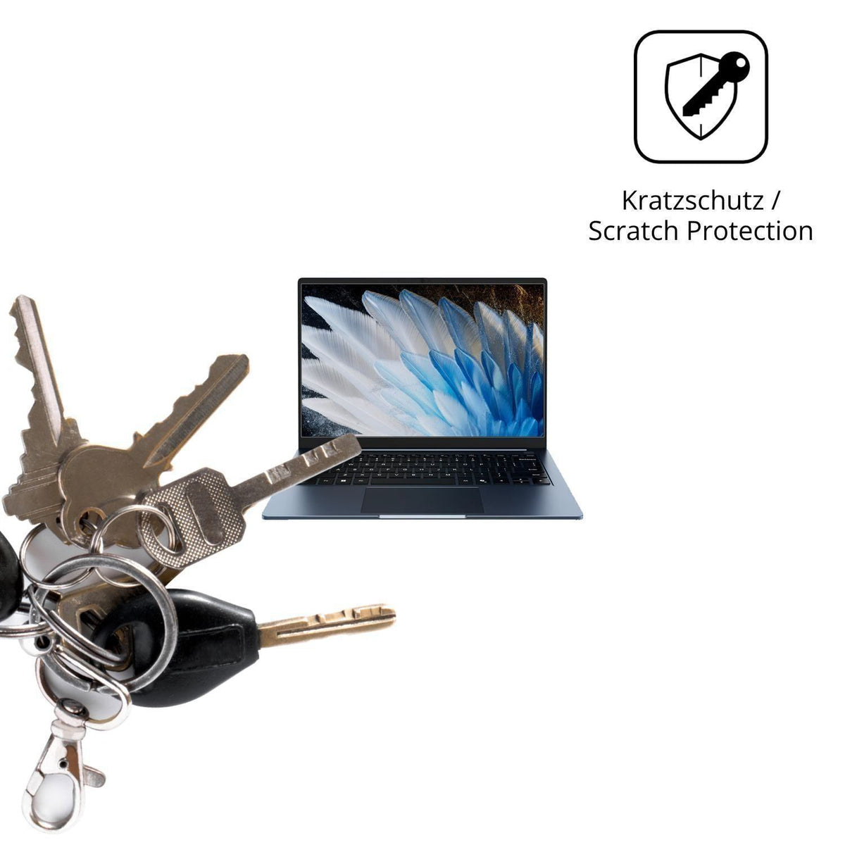 2x Schutzfolie klar für Chuwi CoreBook Air 14 Zoll (4)