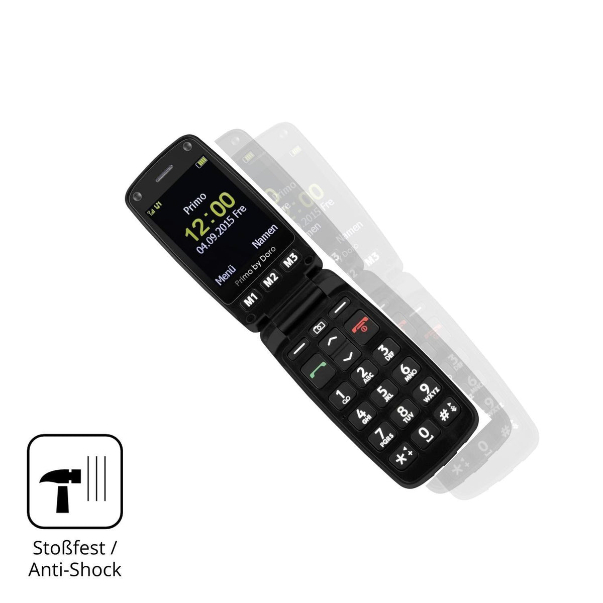 2x 9H Schutzfolie für Doro Primo 406 Panzerfolie (4)