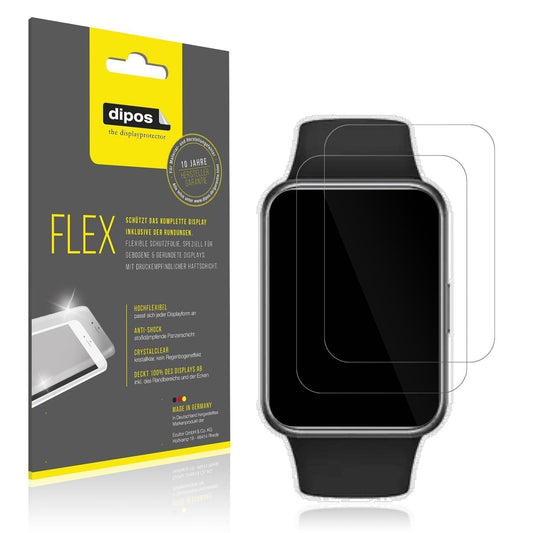 2x 3D Full Cover Schutzfolie für Huawei Watch Fit  (1)