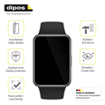 2x 3D Full Cover Schutzfolie für Huawei Watch Fit  (7)