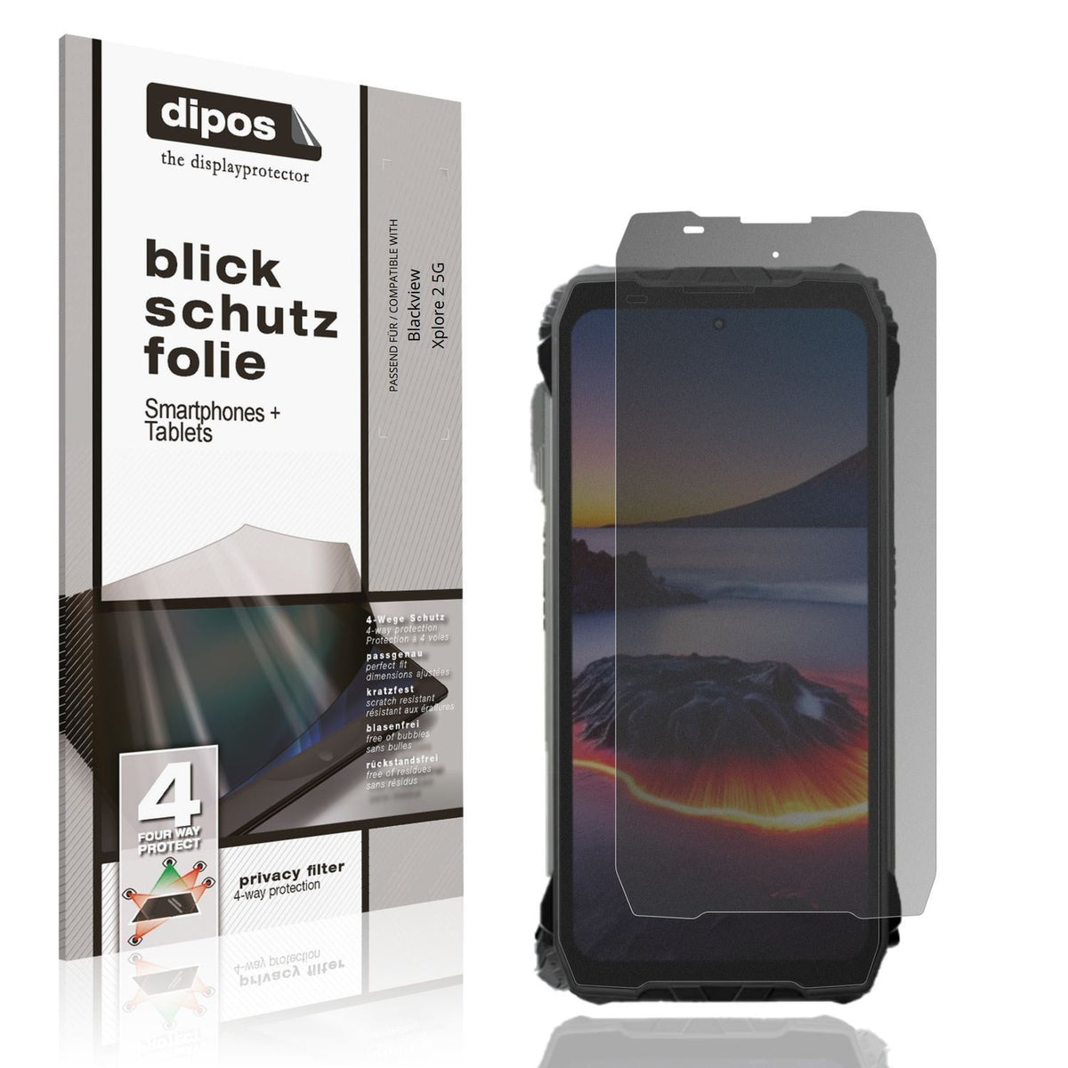 Blickschutzfolie für Blackview Xplore 2 5G matt Sc (1)