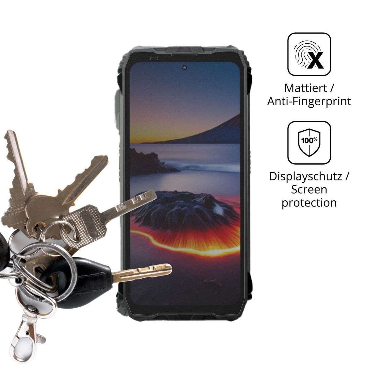 Blickschutzfolie für Blackview Xplore 2 5G matt Sc (3)
