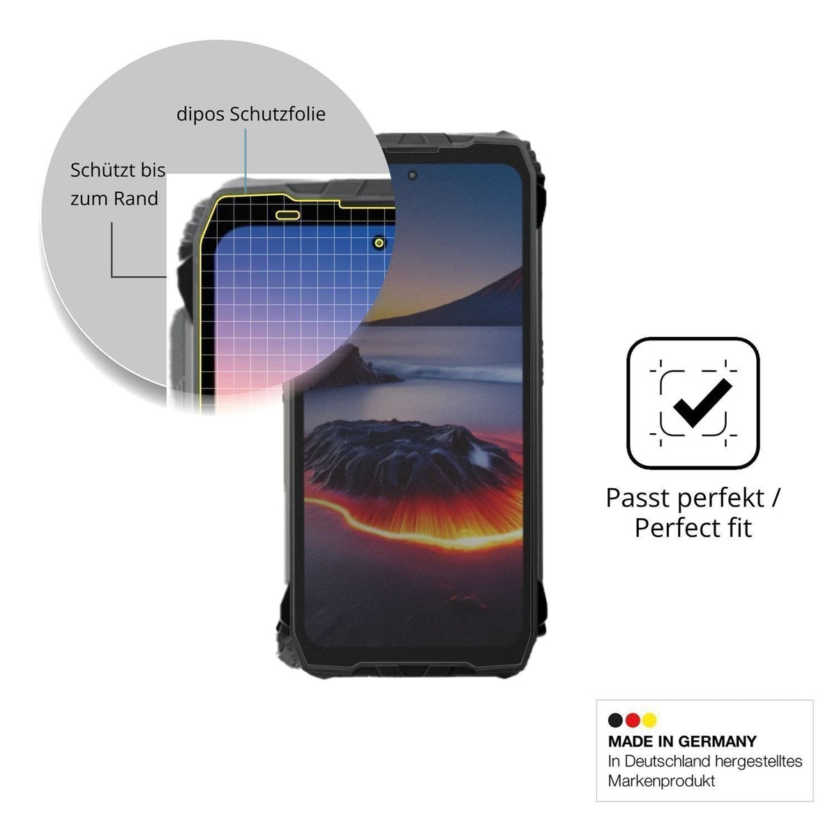 Blickschutzfolie für Blackview Xplore 2 5G matt Sc (4)