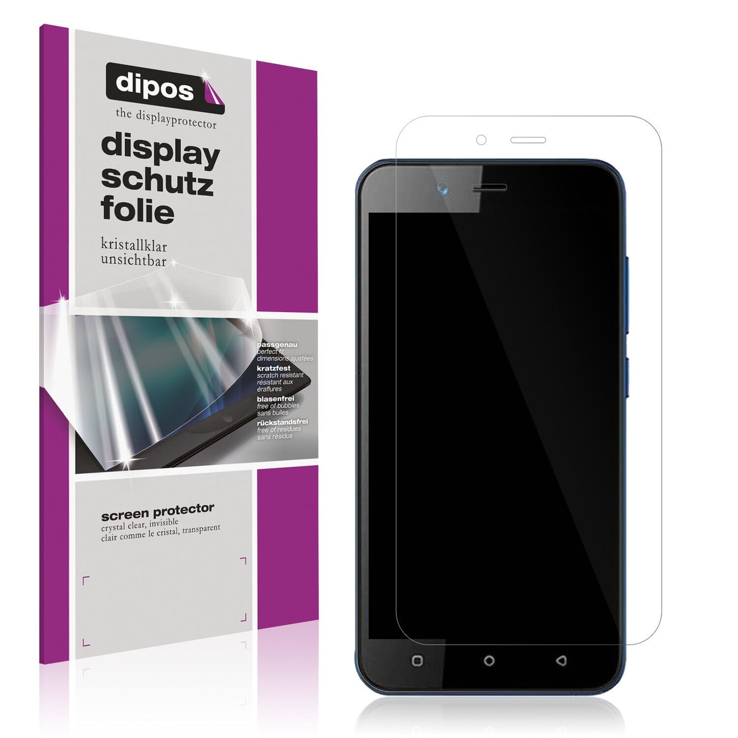 2x Schutzfolie klar für Benco Y40 Display-Schutzfo (1)