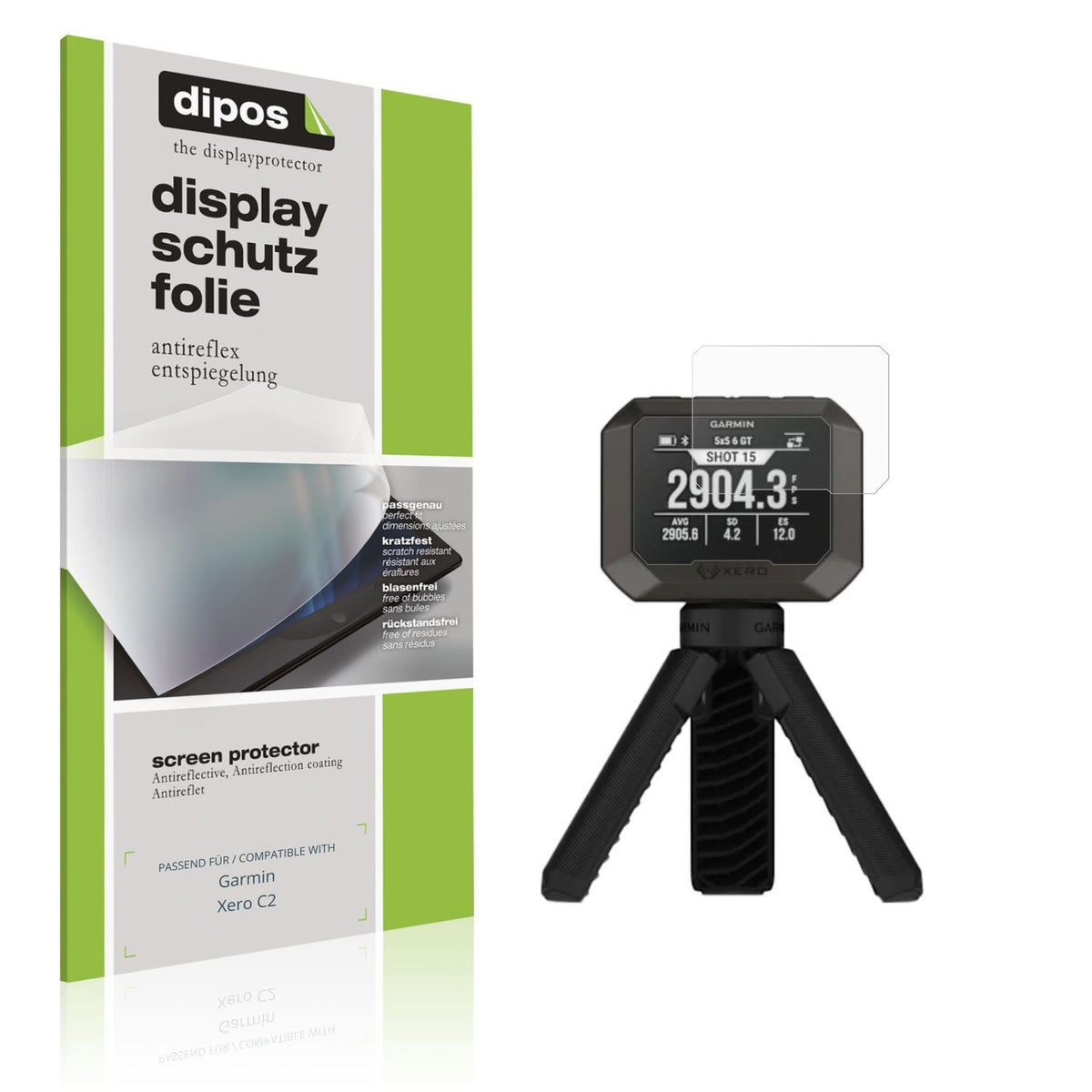 4x Schutzfolie matt für Garmin Xero C2 Display-Sch (1)