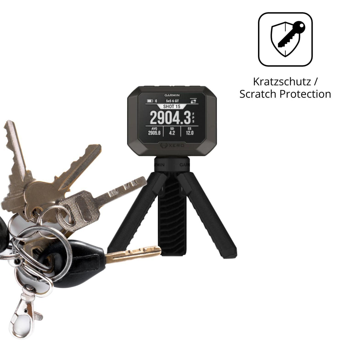 4x Schutzfolie matt für Garmin Xero C2 Display-Sch (4)