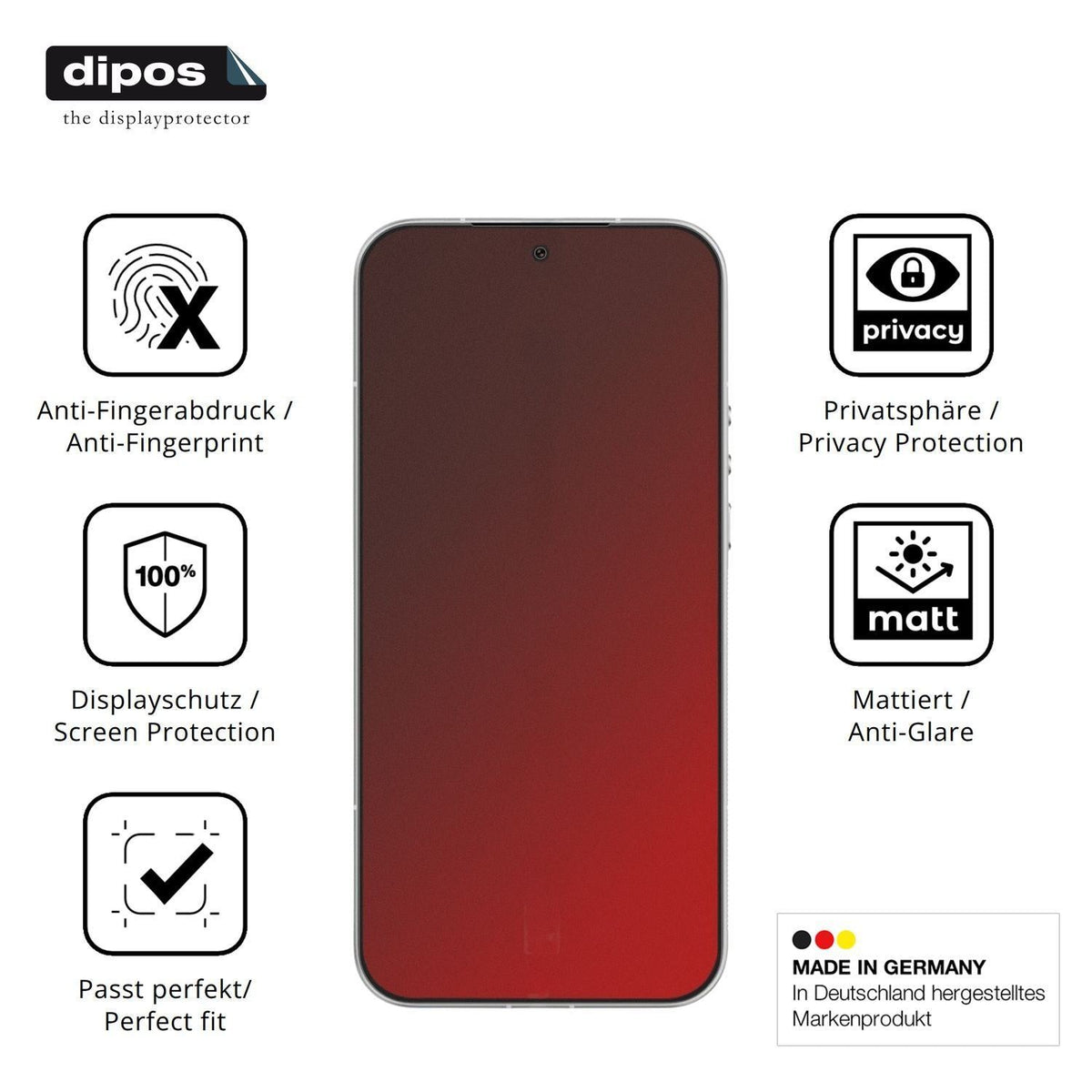 Blickschutzfolie für Xiaomi Leica Leitzphone matt  (5)