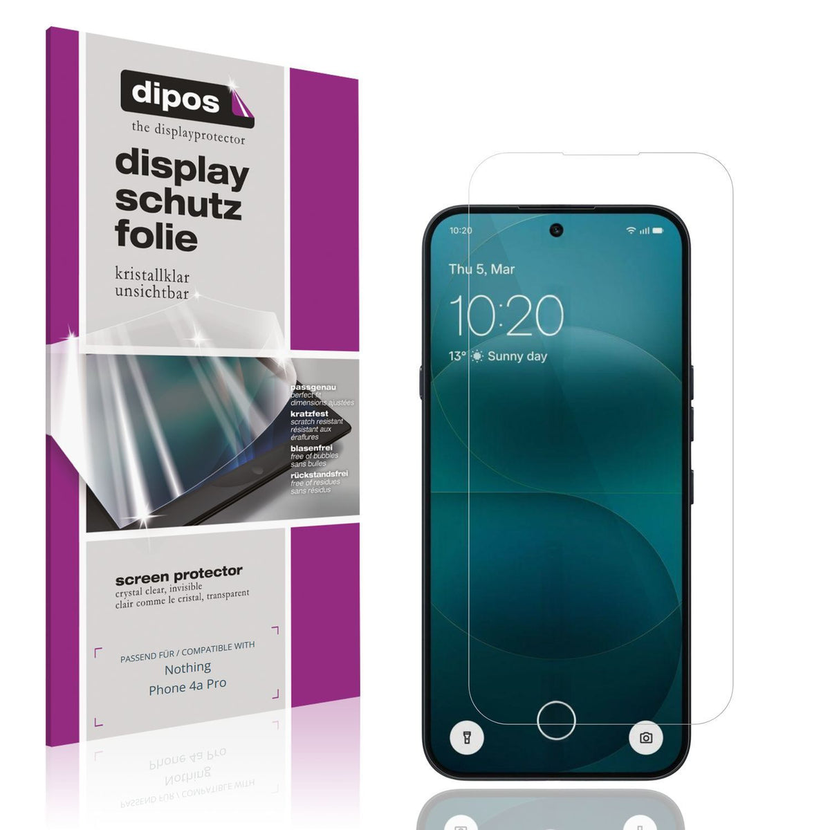 4x Schutzfolie klar für Nothing Phone 4a Pro Displ (1)
