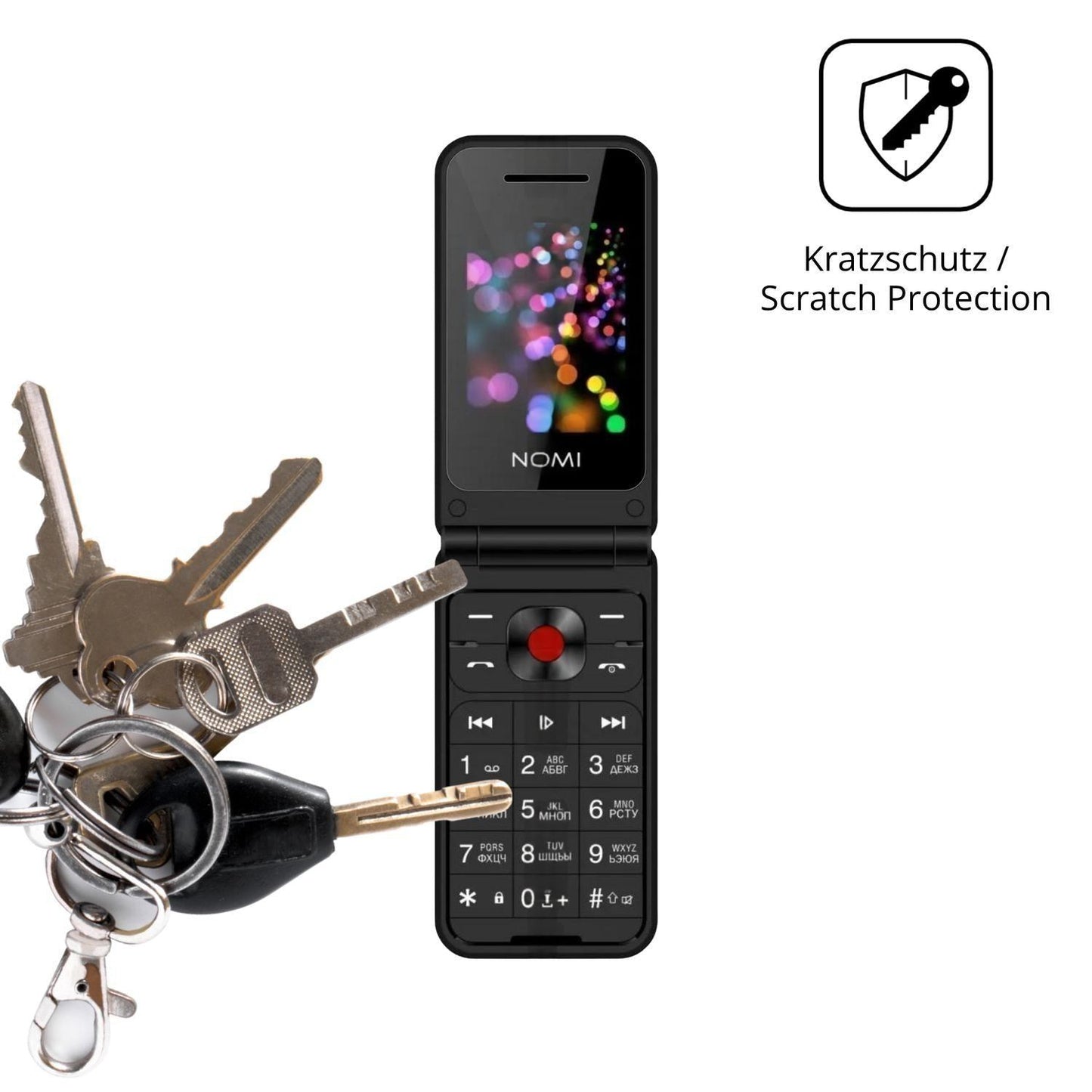 4x Schutzfolie klar für Nomi i2420 Display-Schutzf (4)