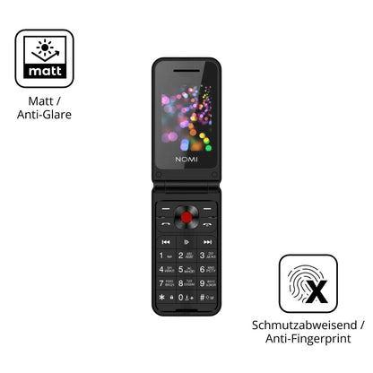 4x Schutzfolie matt für Nomi i2420 Display-Schutzf (5)