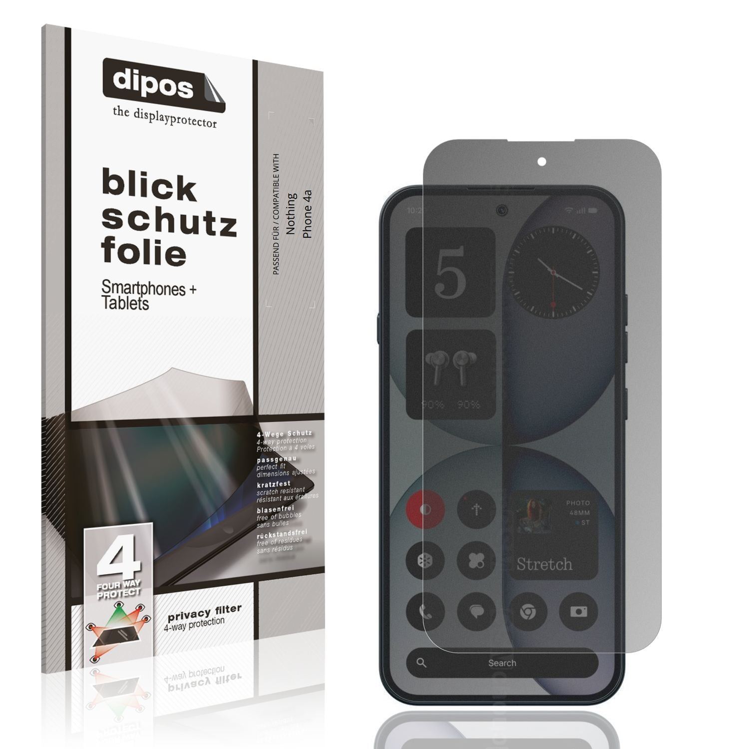 Blickschutzfolie für Nothing Phone 4a matt Schutzf (1)