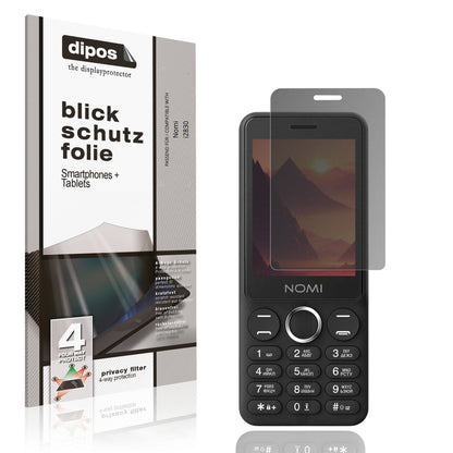 Blickschutzfolie für Nomi i2830 matt Schutzfolie P (1)