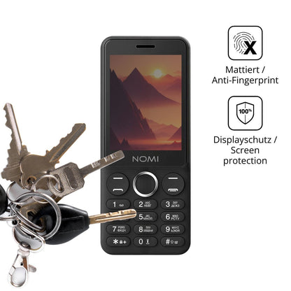 Blickschutzfolie für Nomi i2830 matt Schutzfolie P (3)