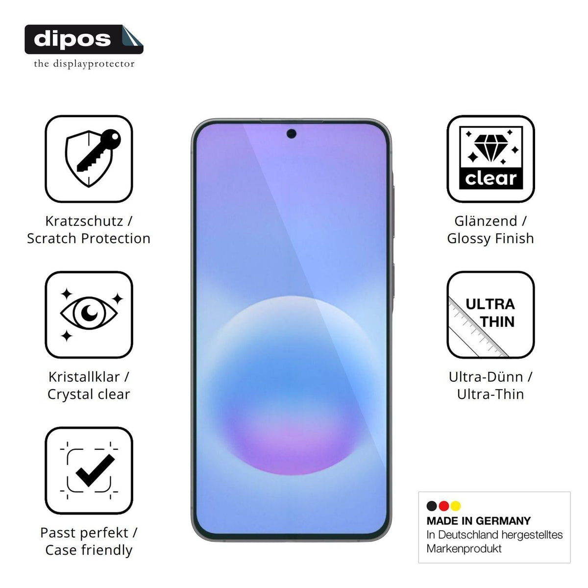 4x Schutzfolie klar für Samsung Galaxy A57 Display (7)