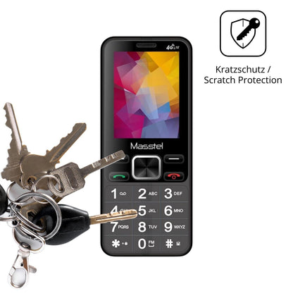 4x Schutzfolie klar für Masstel Izi 25 Display-Sch (4)
