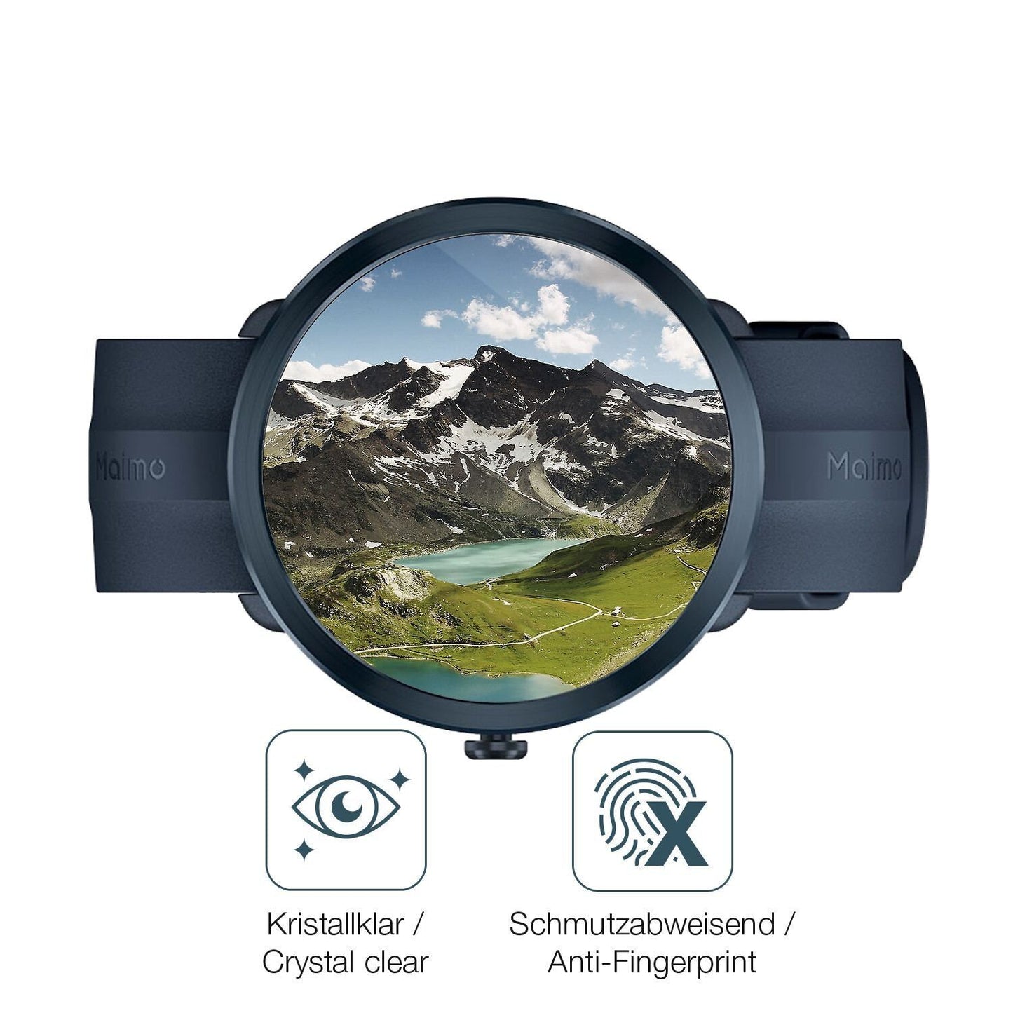 2x 9H Schutzfolie für Maimo Watch R Panzerfolie (5)