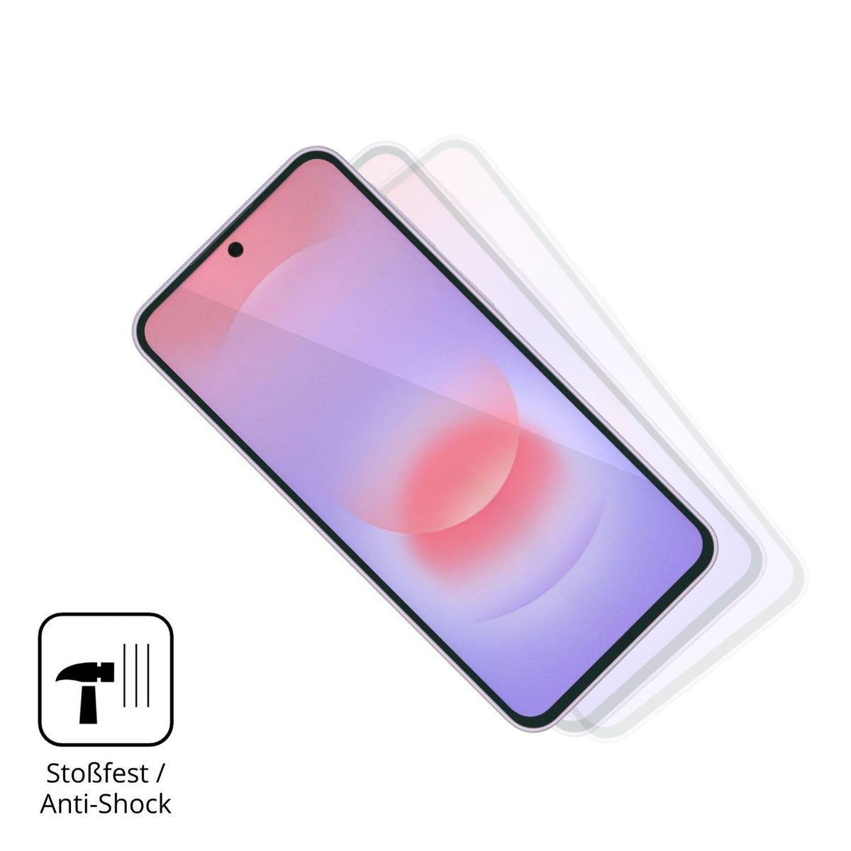 2x 9H Schutzfolie für Samsung Galaxy A37 Panzerfol (4)