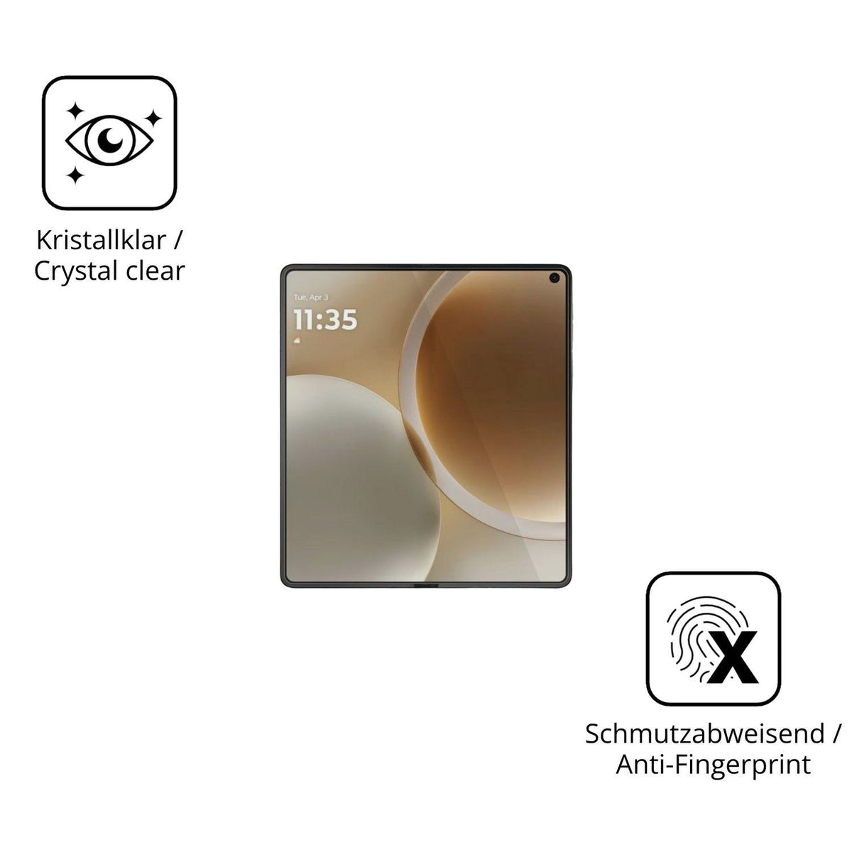 2x 9H Schutzfolie für Motorola Razr Fold 2026 Auss (5)