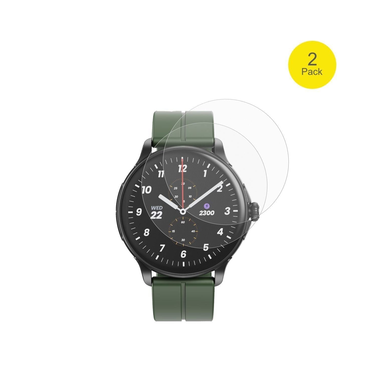 2x Full Cover Schutzfolie matt für HMD Watch X1 (2)