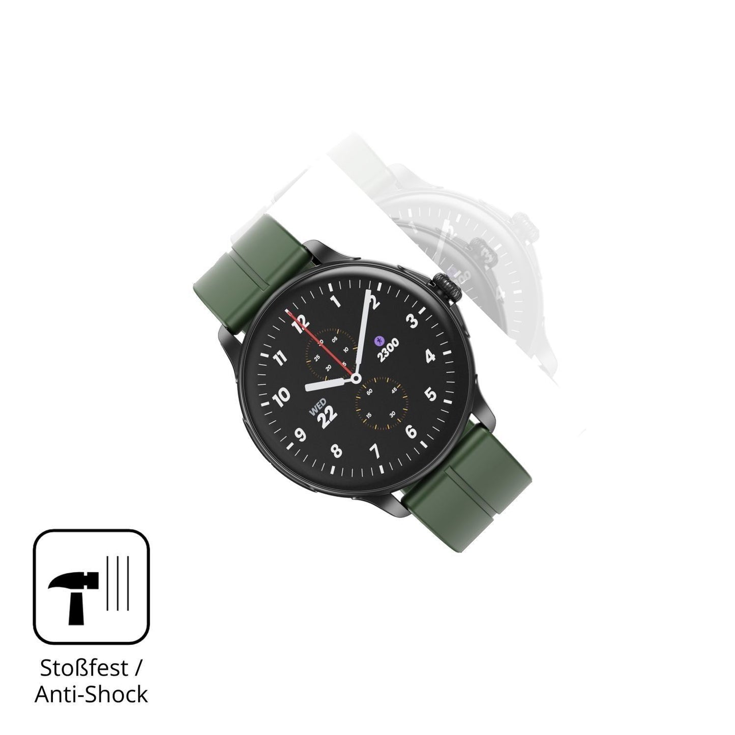 2x Full Cover Schutzfolie matt für HMD Watch X1 (4)