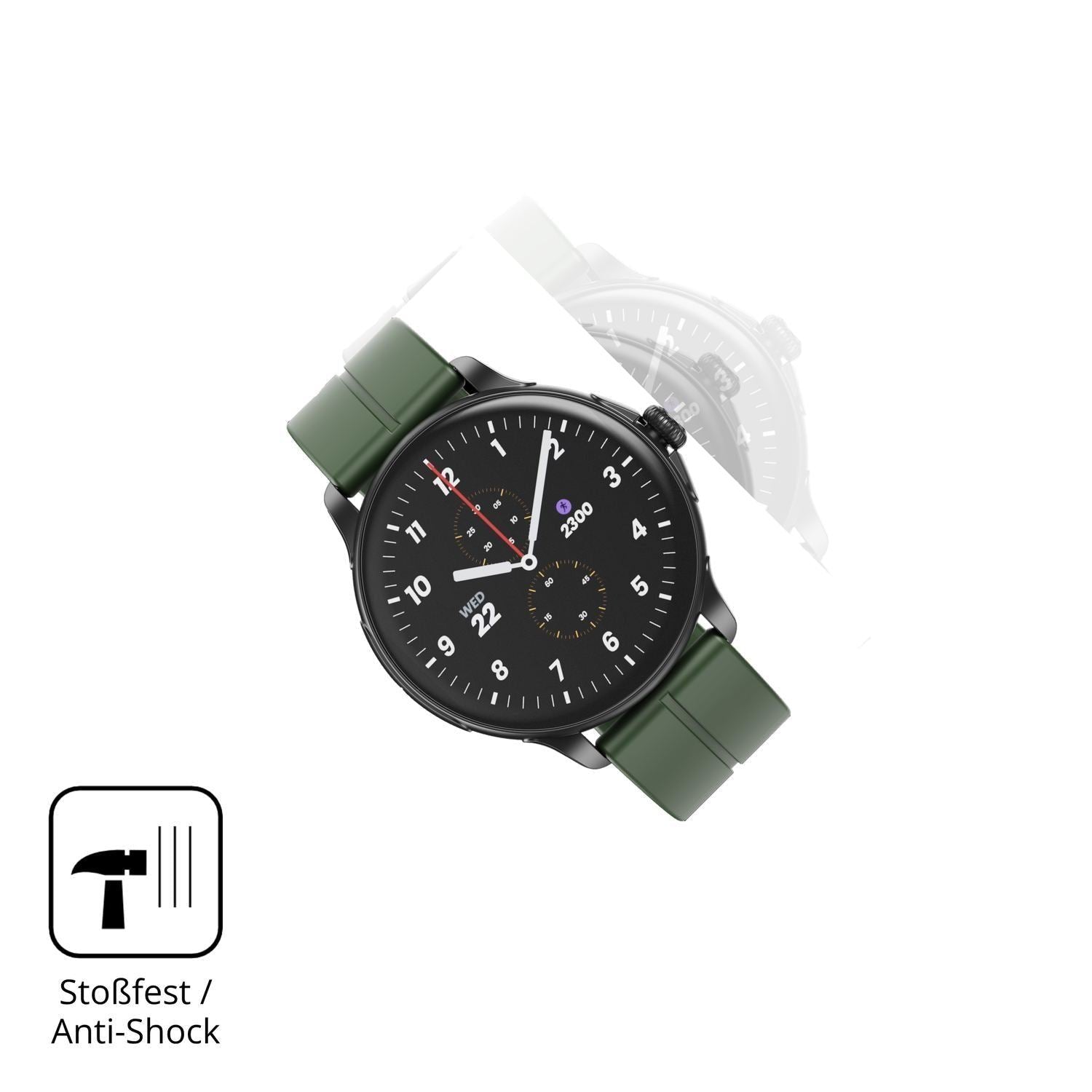 2x Full Cover Schutzfolie matt für HMD Watch X1 (4)