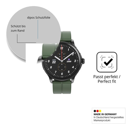 2x Full Cover Schutzfolie matt für HMD Watch X1 (6)