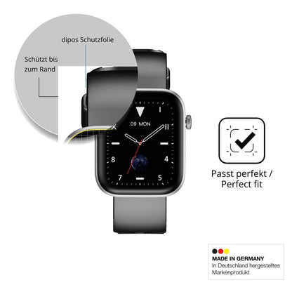 2x 3D Full Cover Schutzfolie für HMD Watch P1 1.83 (6)