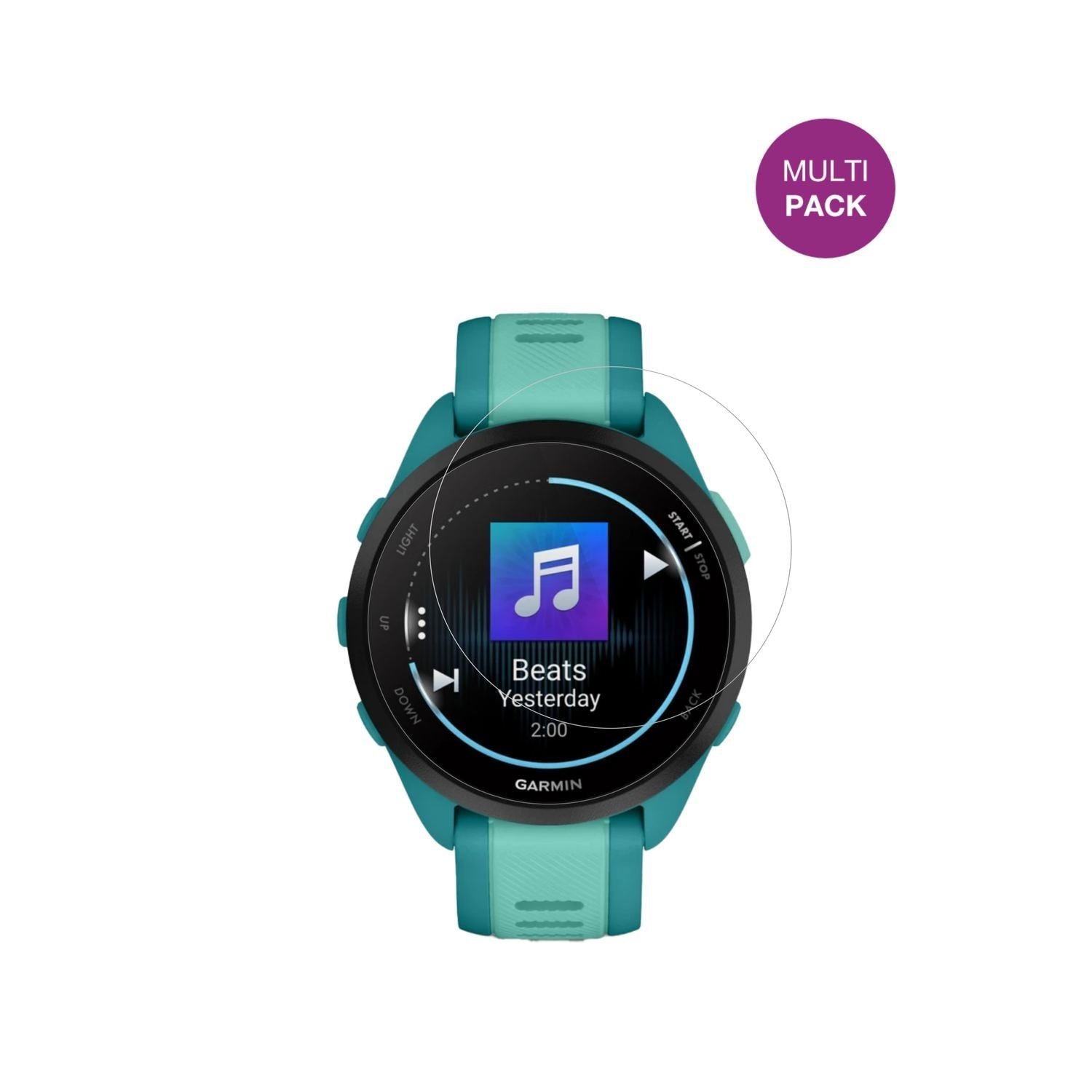 6x Schutzfolie klar für Garmin Forerunner 165 Musi (2)