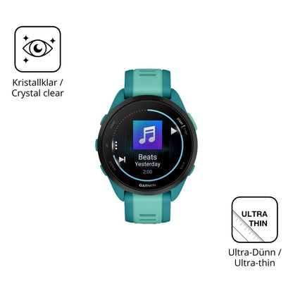6x Schutzfolie klar für Garmin Forerunner 165 Musi (5)