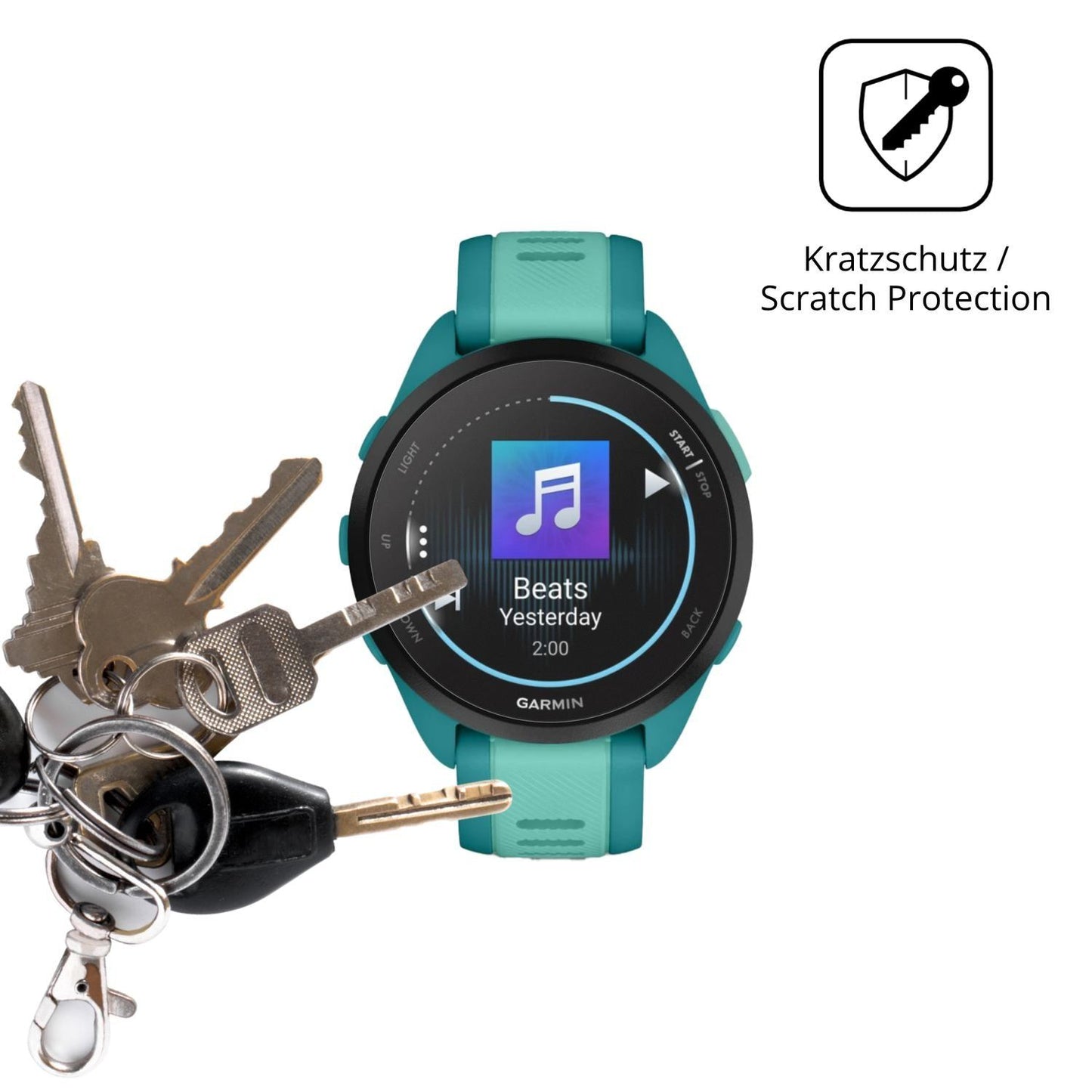 6x Schutzfolie matt für Garmin Forerunner 165 Musi (4)