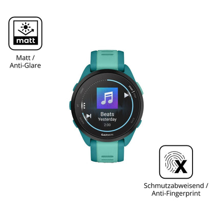 6x Schutzfolie matt für Garmin Forerunner 165 Musi (5)