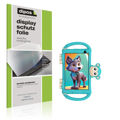 2x Schutzfolie matt für Logicom Logikids Buddy Dis (1)