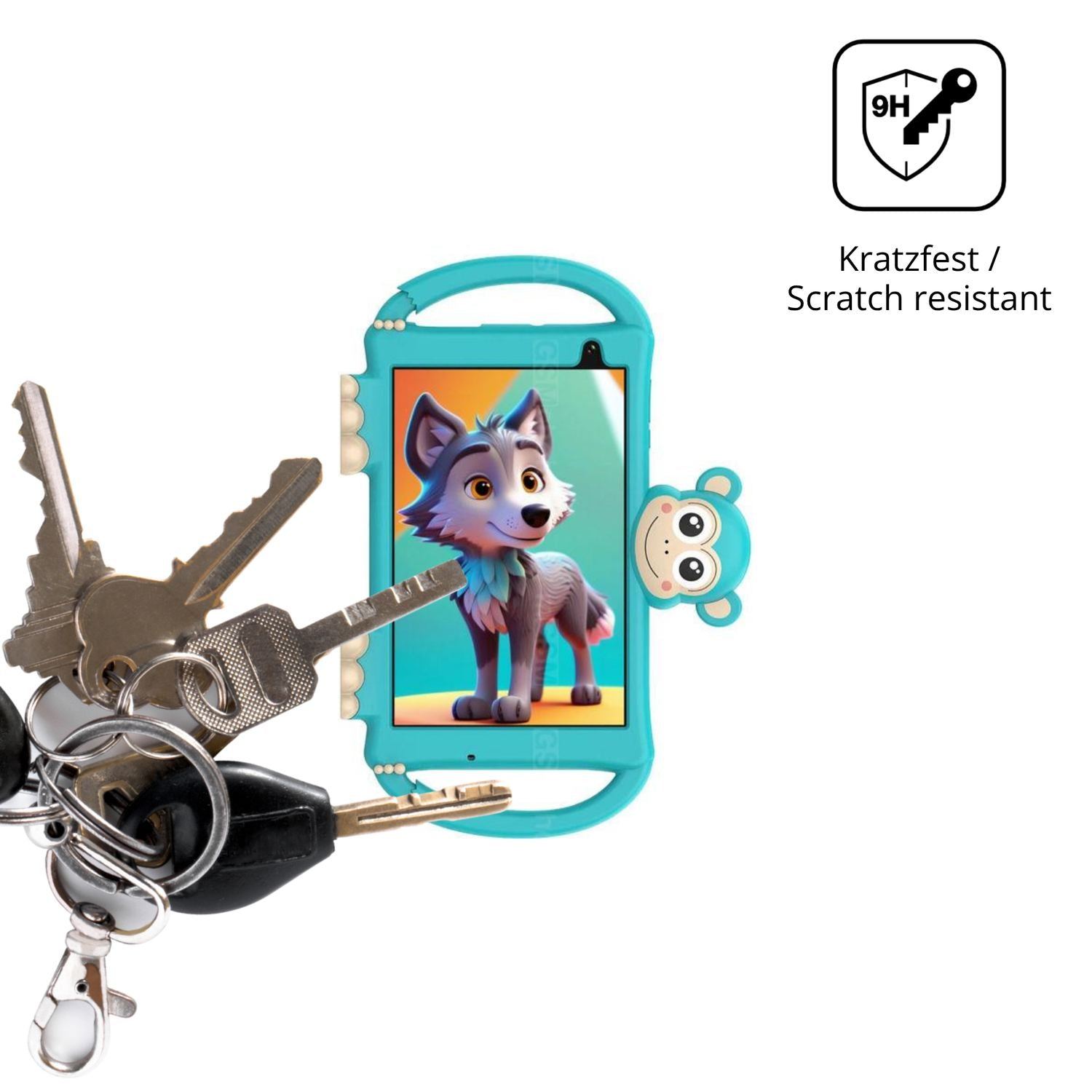 2x 9H Schutzfolie matt für Logicom Logikids Buddy  (3)