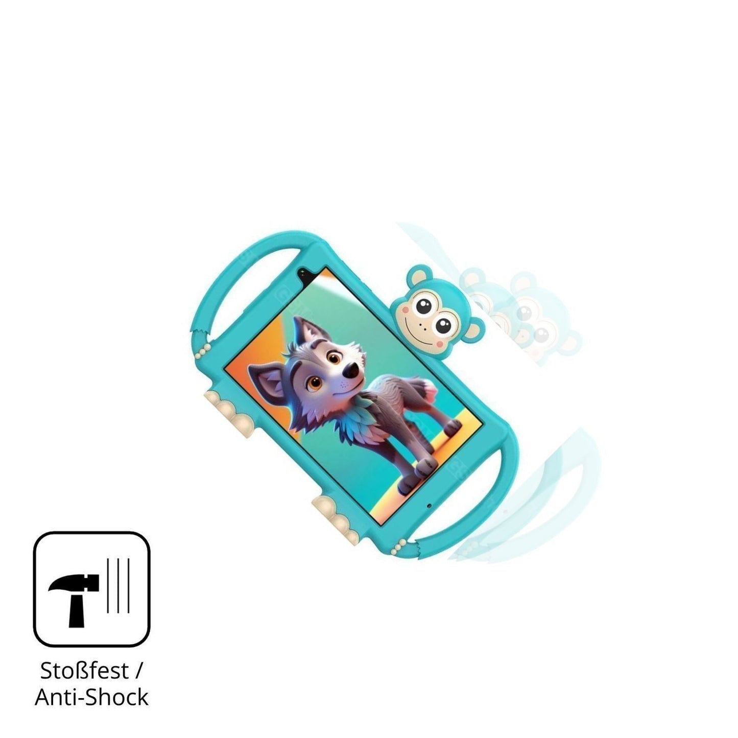 2x 9H Schutzfolie matt für Logicom Logikids Buddy  (4)