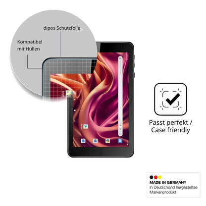 2x Schutzfolie klar für Logicom Tab 76 Display-Sch (6)