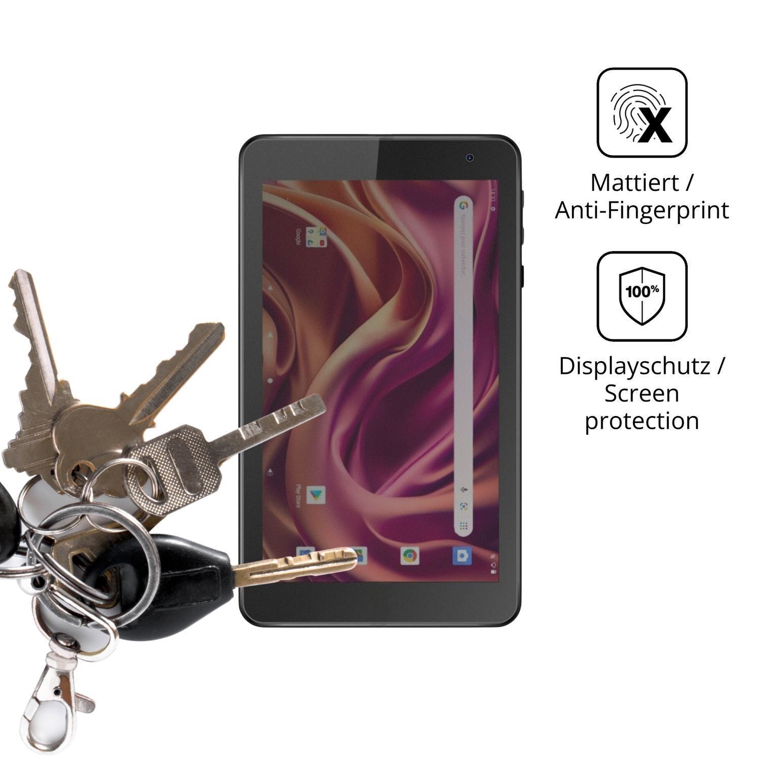 Blickschutzfolie für Logicom Tab 76 matt Schutzfol (3)