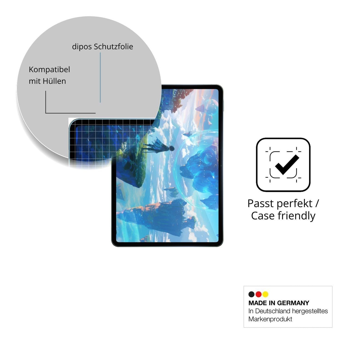 2x Schutzfolie klar für Xiaomi Pad 8 Pro 11.2 Zoll (6)