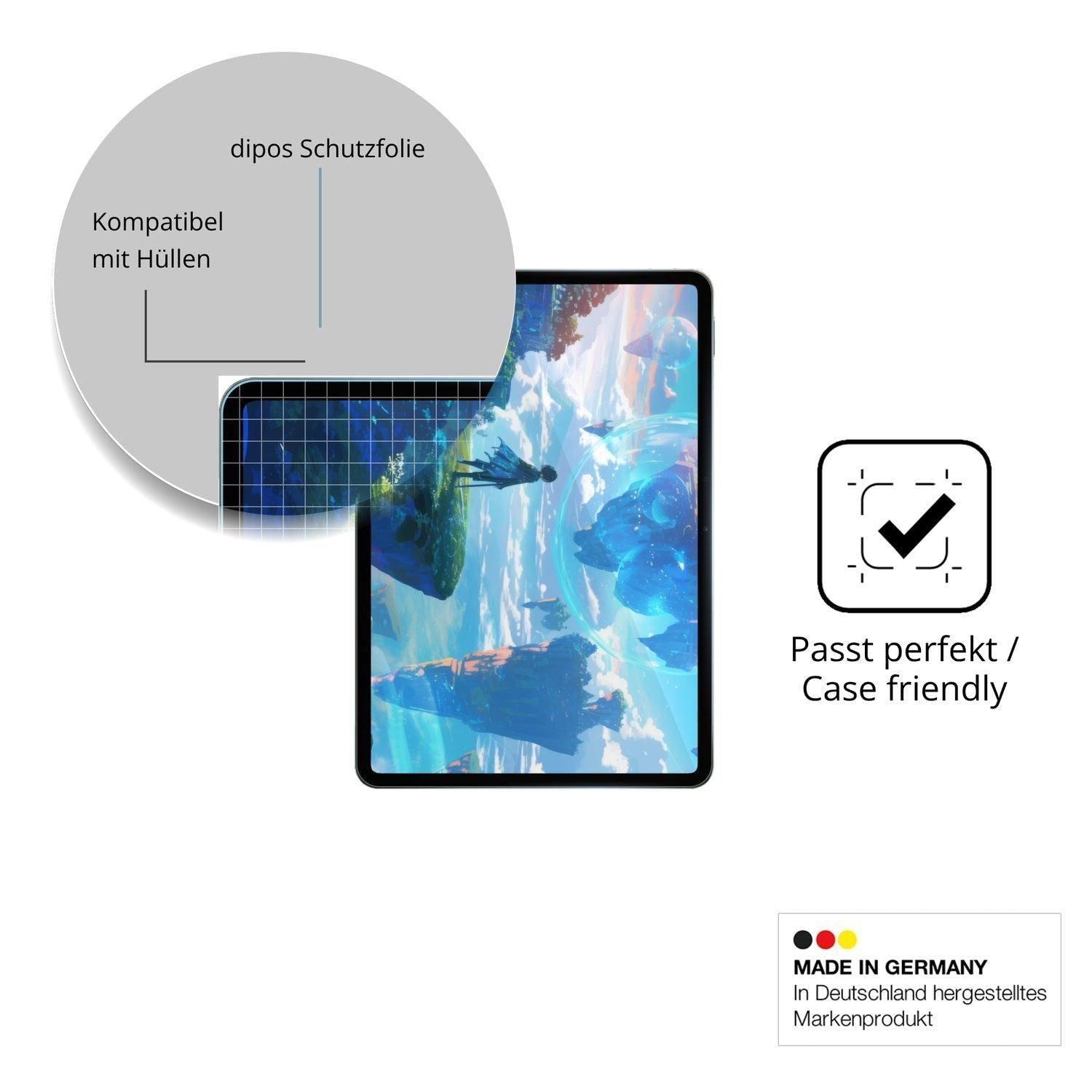 2x Schutzfolie klar für Xiaomi Pad 8 Pro 11.2 Zoll (6)
