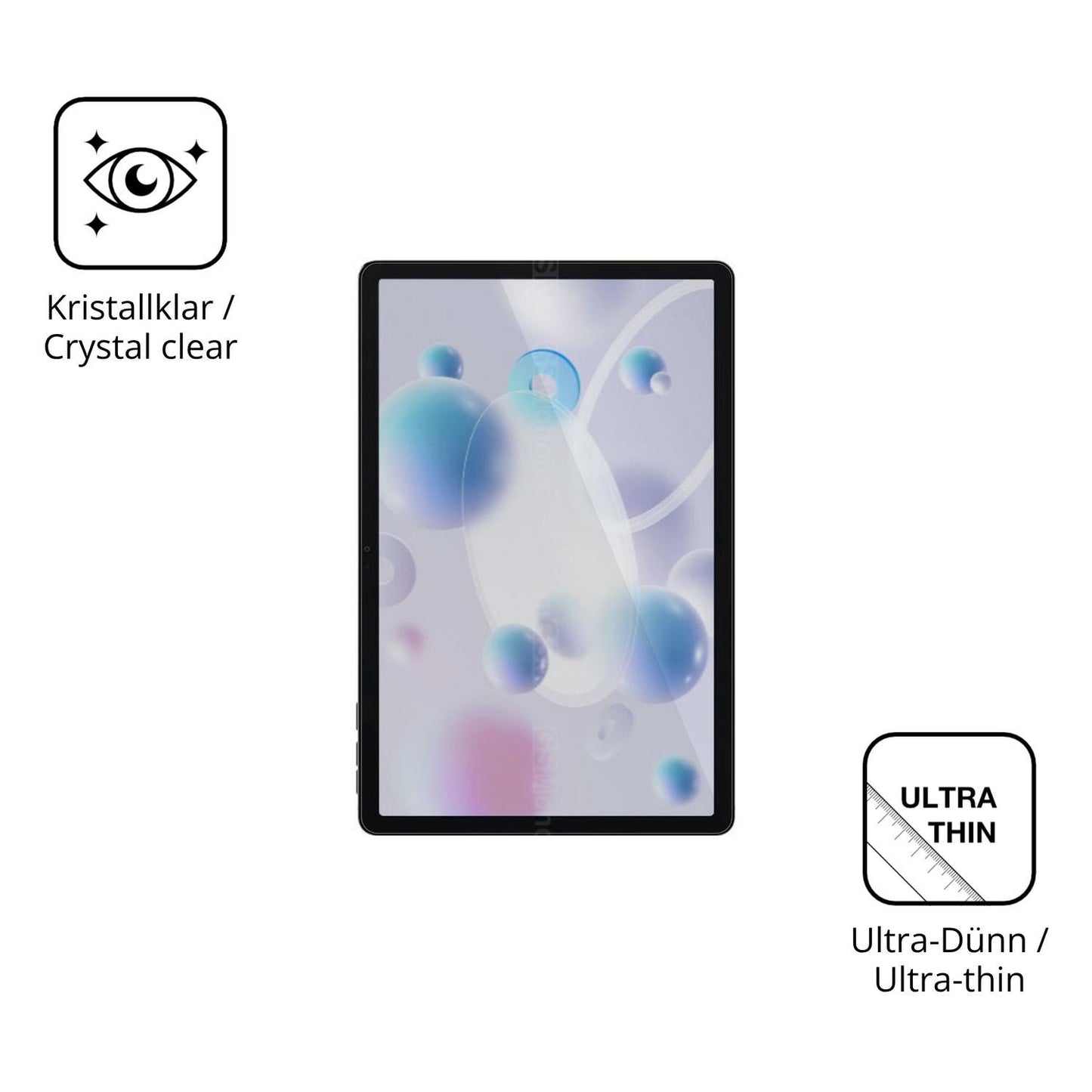 2x Schutzfolie klar für Itel VistaTab 30GT Display (5)