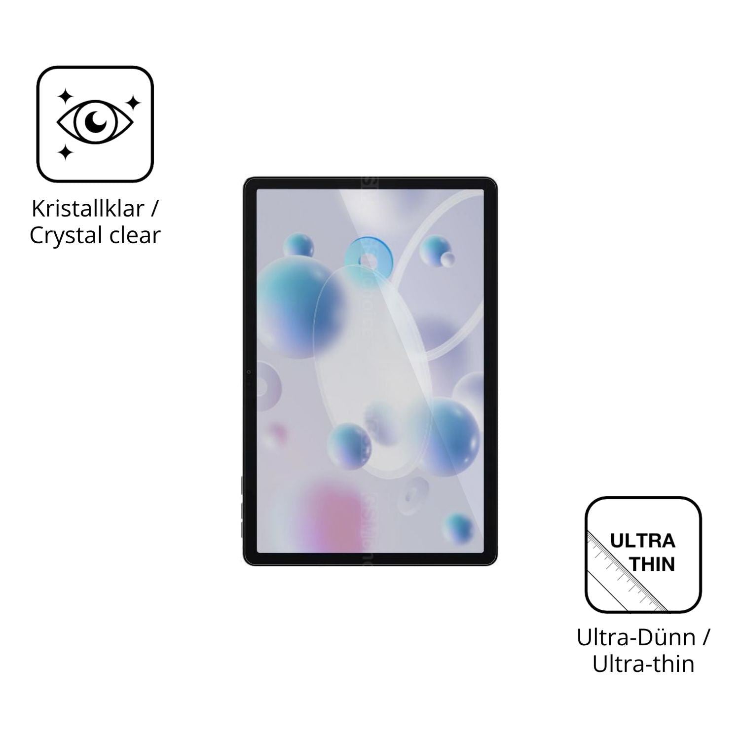 2x Schutzfolie klar für Itel VistaTab 30GT Display (5)