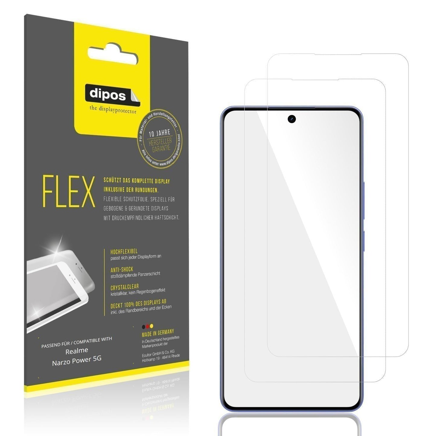 2x 3D Full Cover Schutzfolie für Realme Narzo Powe (1)